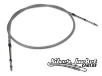 C93-138 | 138 in. / 11.5 ft. ULTIMATE SILVER JACKET CLIP TYPE PUSH-PULL CABLE