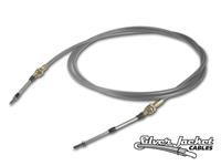 C95-072 | 72 in. / 6 ft. ULTIMATE SILVER JACKET BULKHEAD PUSH-PULL CABLE
