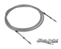 C93-162 - 162 in. / 13.5 ft. ULTIMATE SILVER JACKET CLIP TYPE PUSH-PULL CABLE