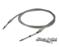 C95-102 - 102 in. / 8.5 ft. ULTIMATE SILVER JACKET BULKHEAD PUSH-PULL CABLE