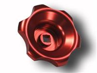C72-251 | RED BOTTLE KNOB, 0.290 in. SQUARE DRIVE