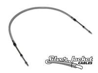 C93-036 | 36 in. / 3 ft. ULTIMATE SILVER JACKET CLIP TYPE PUSH-PULL CABLE