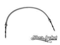 C95-030 | 30 in. / 2.5 ft. ULTIMATE SILVER JACKET BULKHEAD PUSH-PULL CABLE