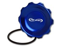 C74-782-LB | 4-1/4 in. BLUE FILL CAP WITH LANYARD BOSS & O-RING