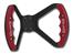 BUTTERFLY STEERING WHEEL - DRILLED (Red Grips on Brilliance Anodized Black Wheel)