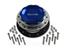 4-1/4 in. BLUE FILL CAP WITH SILVER ALUMINUM 12 HOLE FUEL CELL BUNG